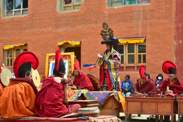 A traditional ritual during Tiji Festival