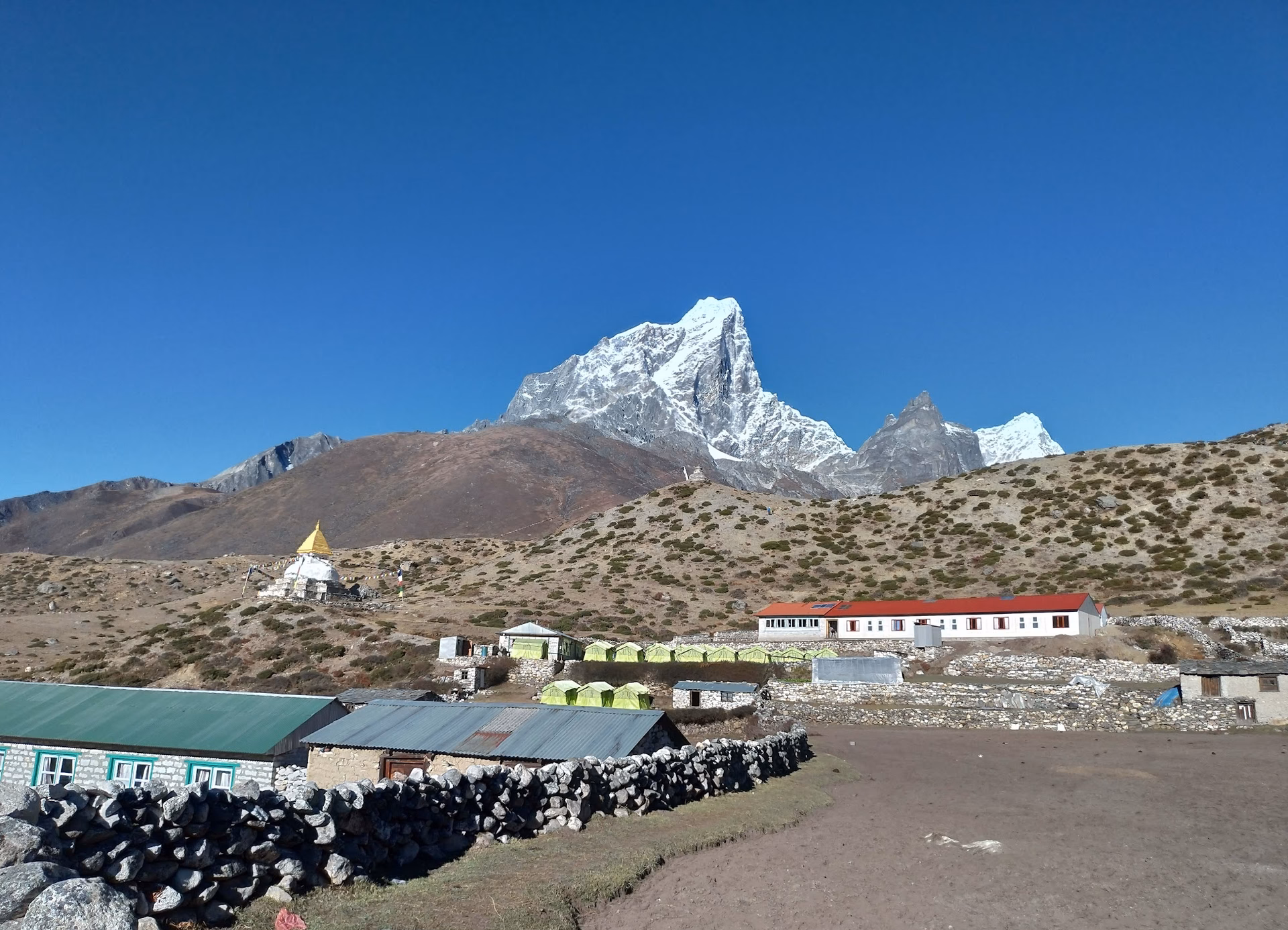 Ama dablam view from Dingboche