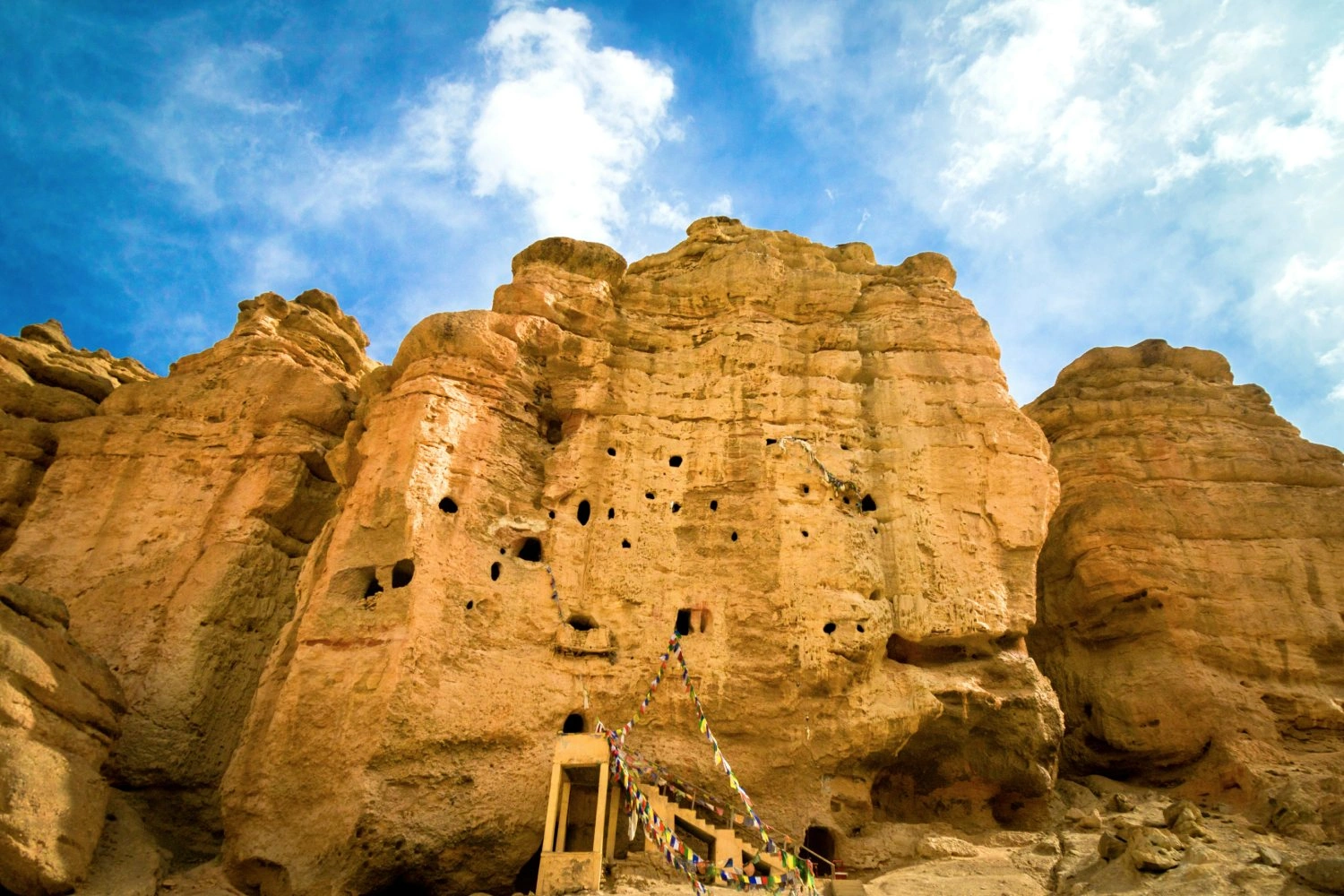Chhoser Cave in Upper Mustang