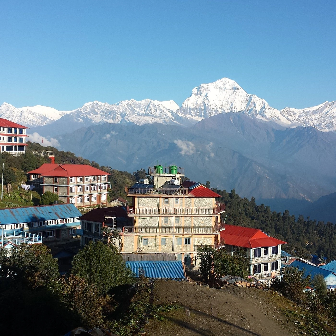 Dhaulagiri view from Ghorepani