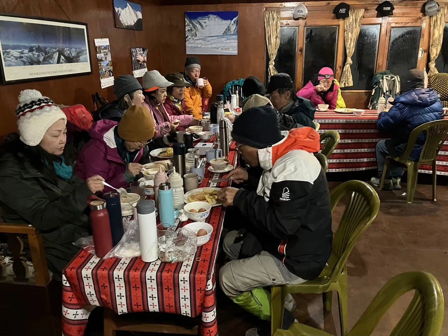 Dinner with esteemed guests