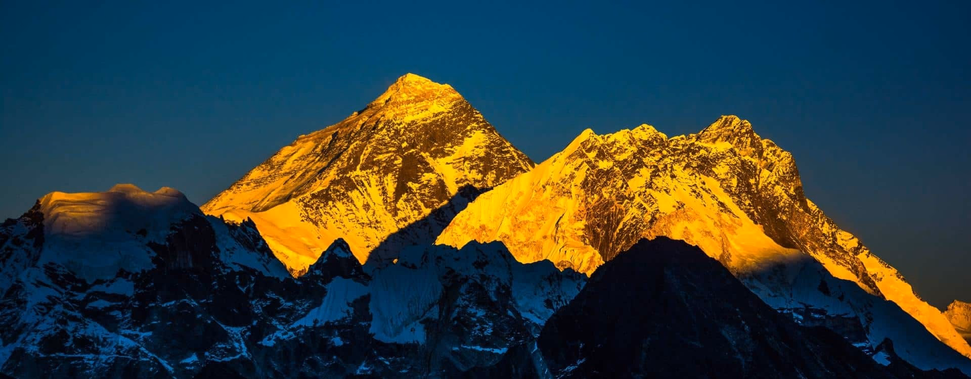 Mount Everest at Dusk
