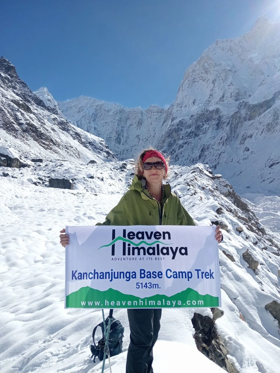 Our guest at Kangchenjunga Base Camp