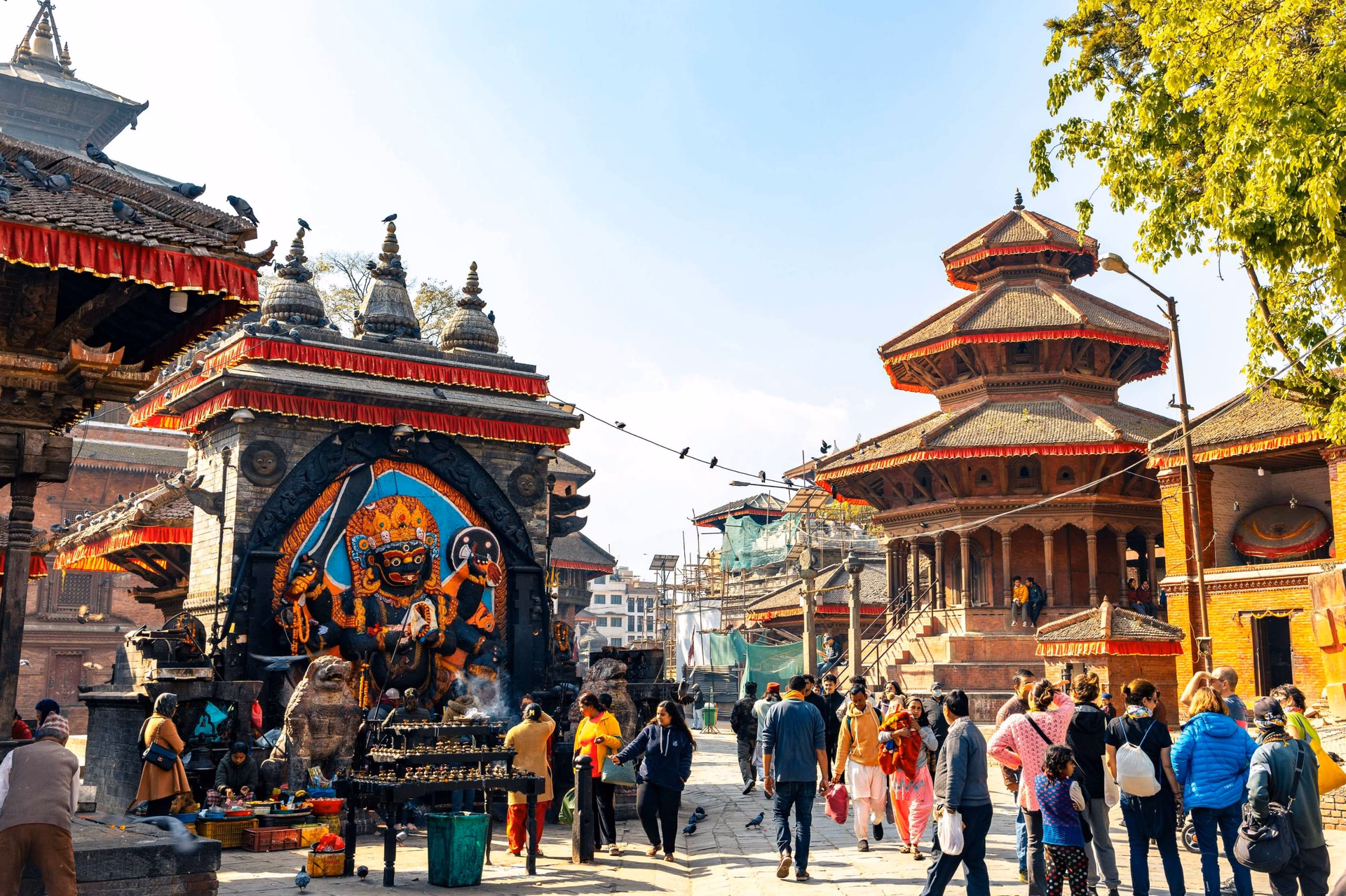 Kalbhairab Statue in Basantapur Durbar Square