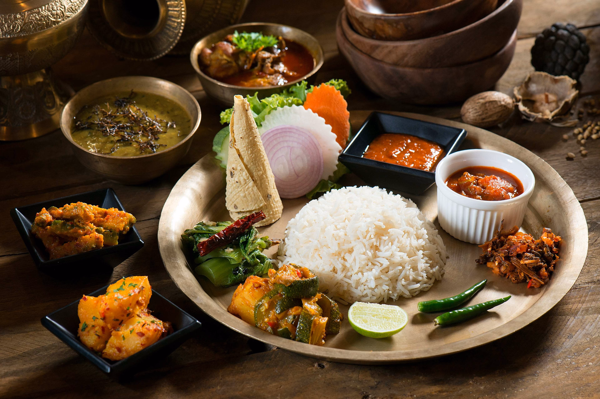 Local Dal bhat of Nepal