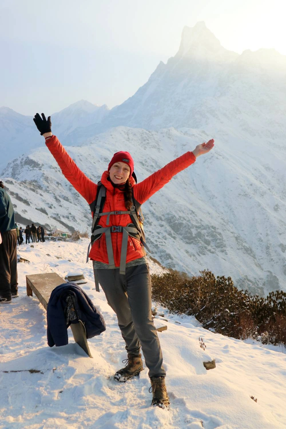 Michelle during Mardi Himal Trek