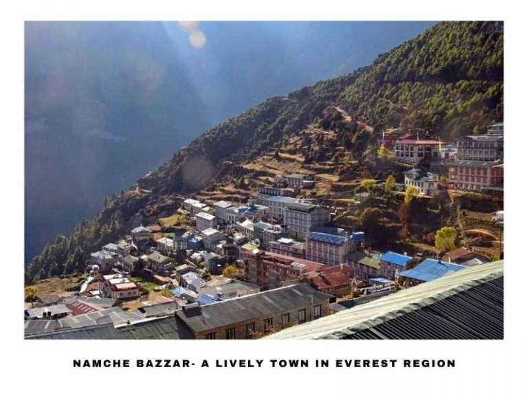 Namche- A lively town in Everest