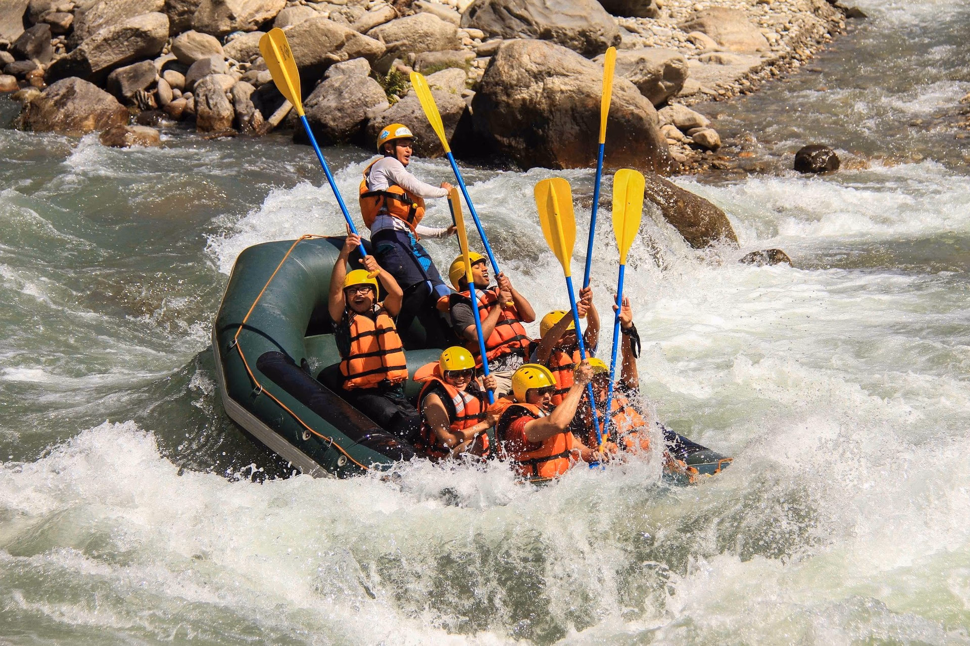Rafting in Trishuli River