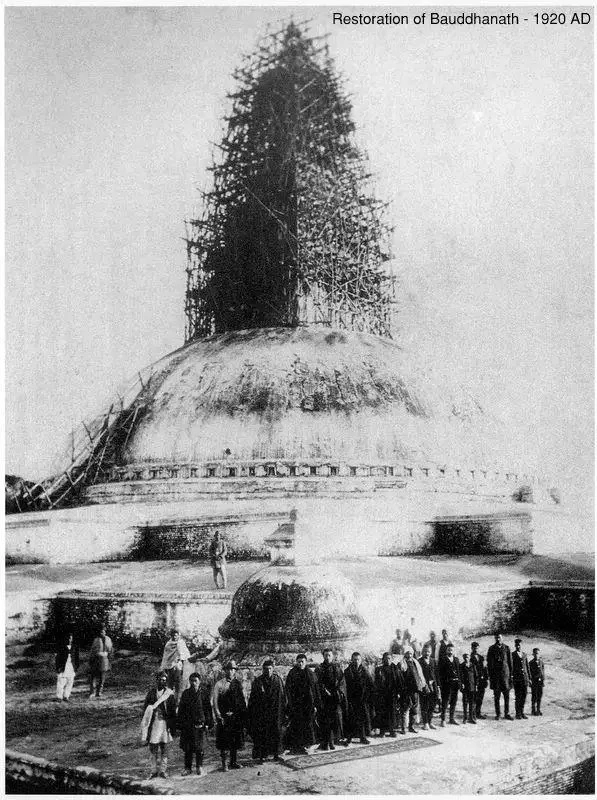 Restoration of Bouddha