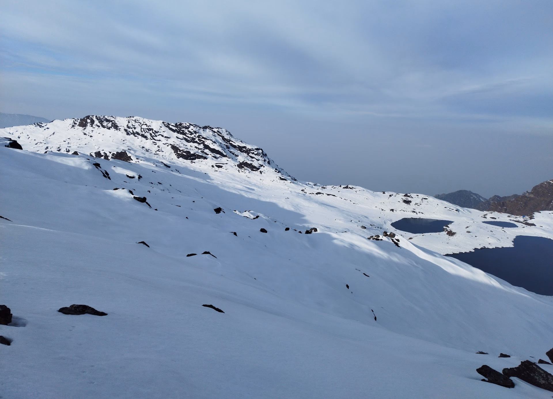 Snow in Panch Pokhari