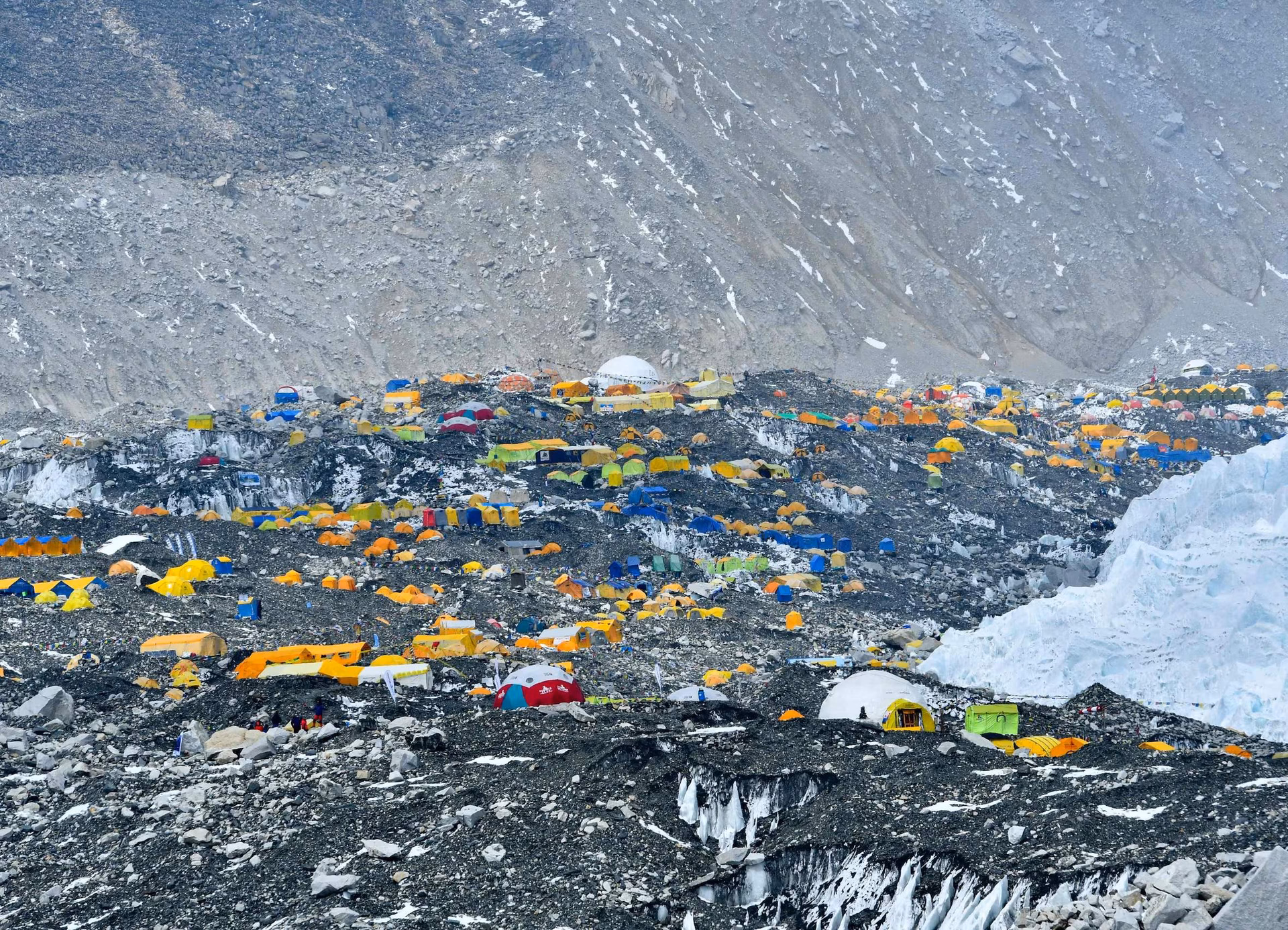 Tents setup at Everest Base Camp